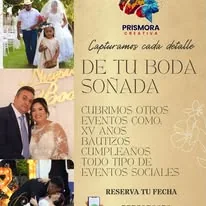 Promoción de fotografía de boda Prismora Creativa